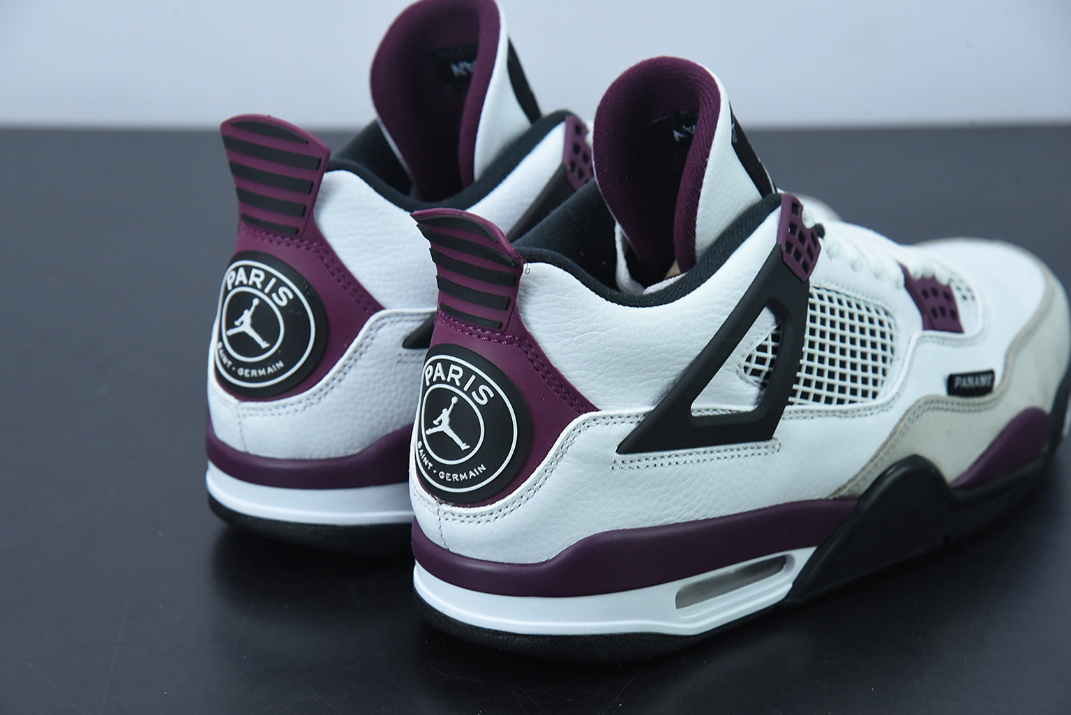 Jordan 4 PSG Neutral Grey Bordeaux