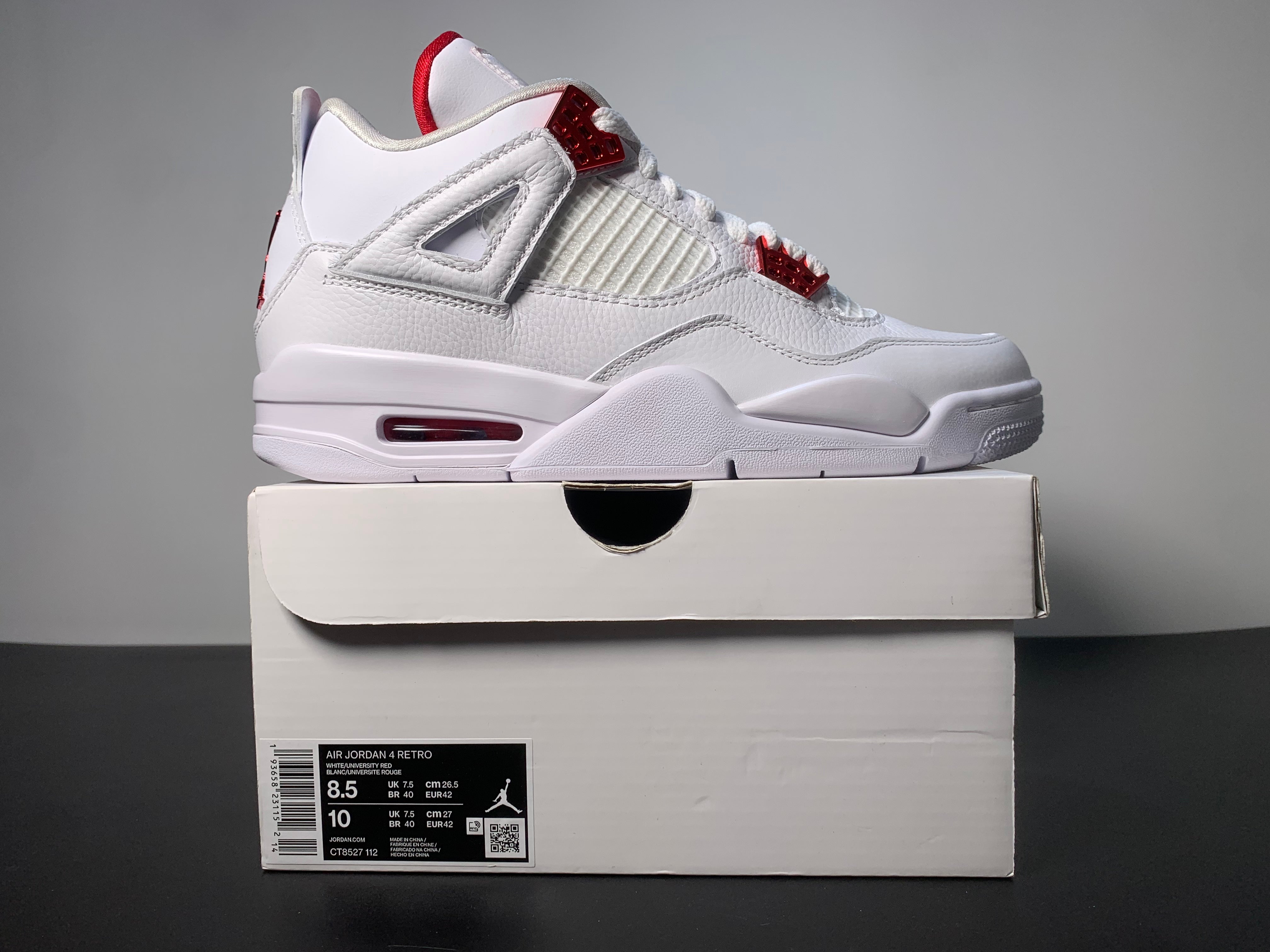 Jordan 4 Retro Metallic Red