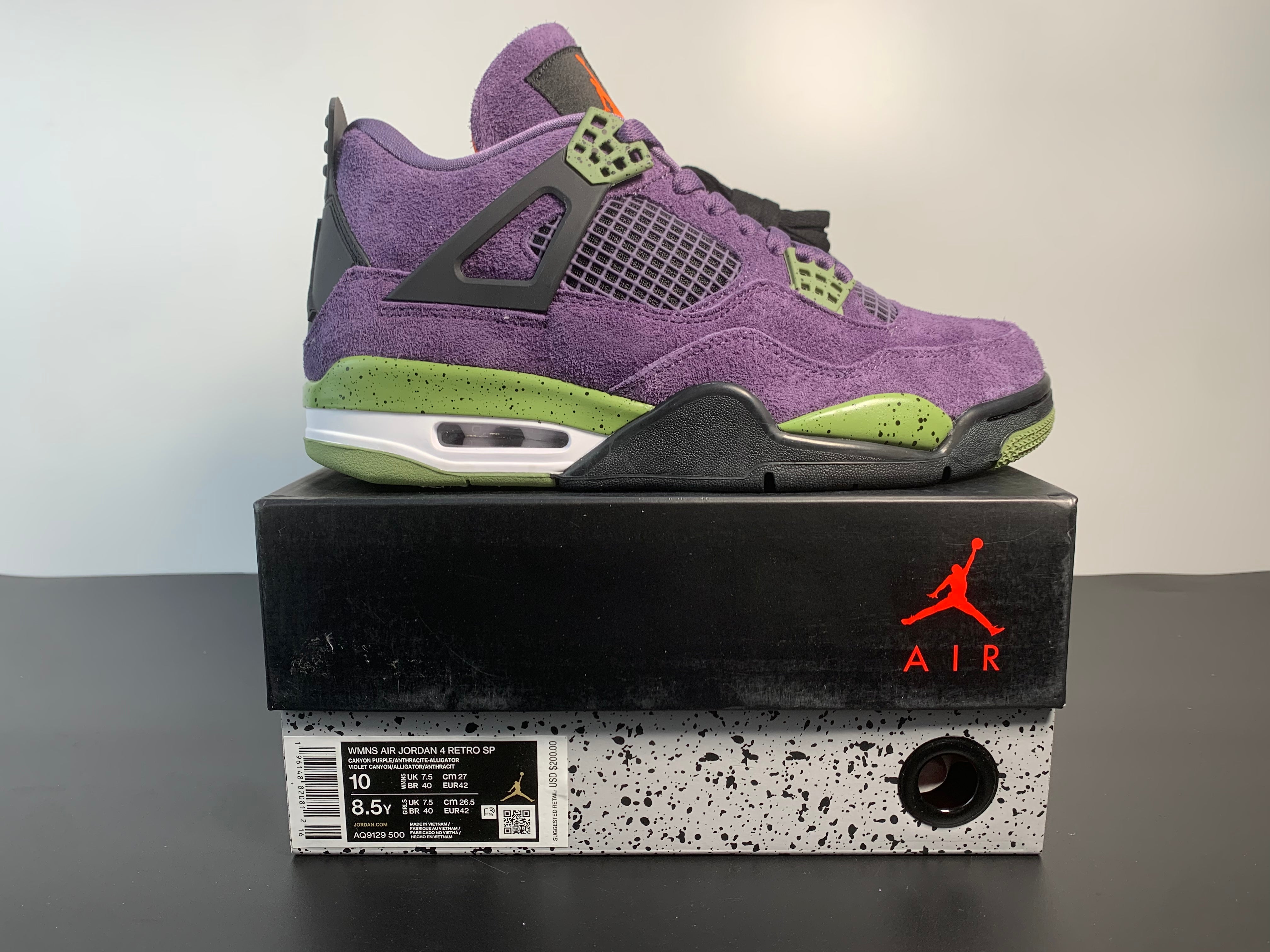 Jordan 4 Canyon Purple