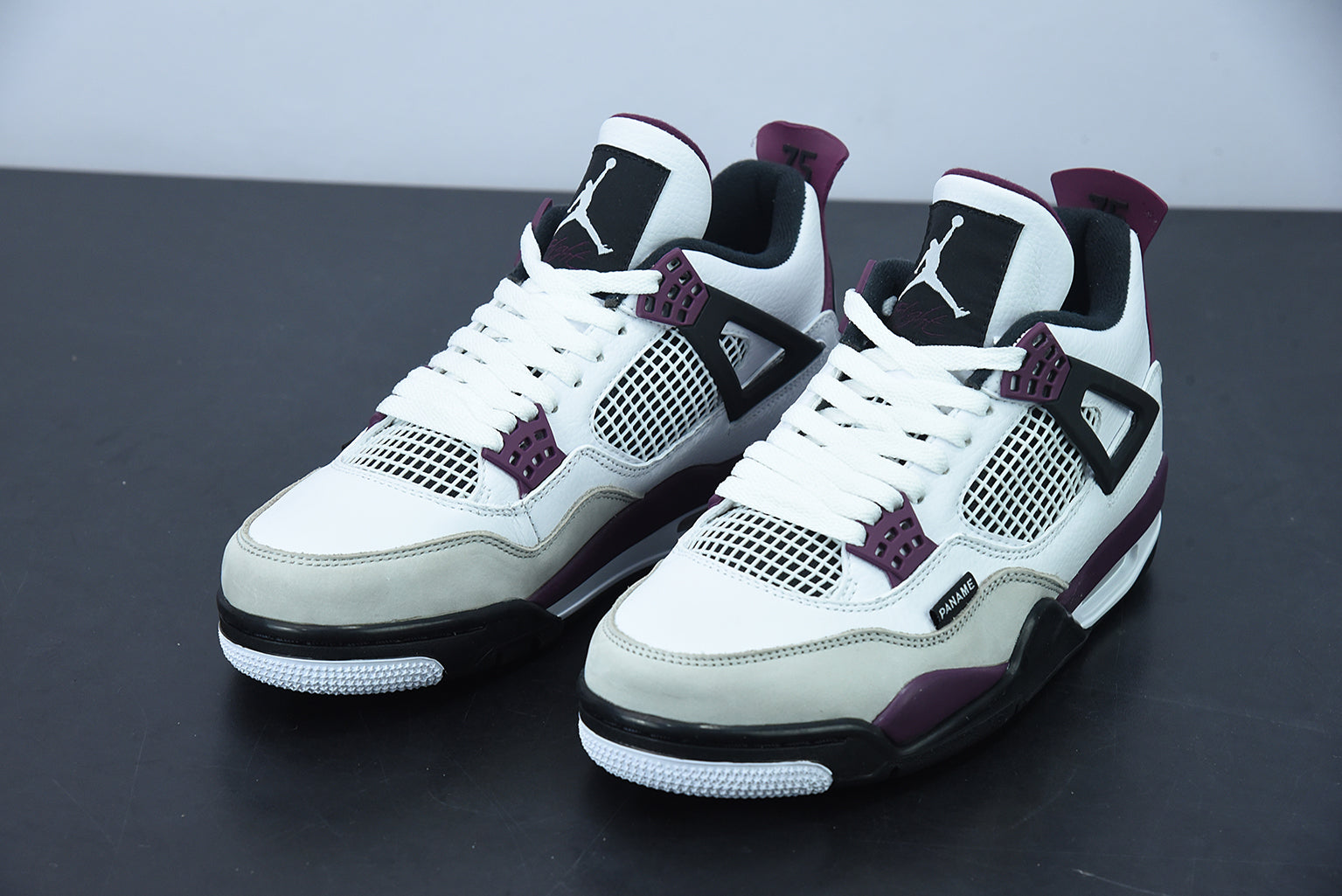 Jordan 4 PSG Neutral Grey Bordeaux