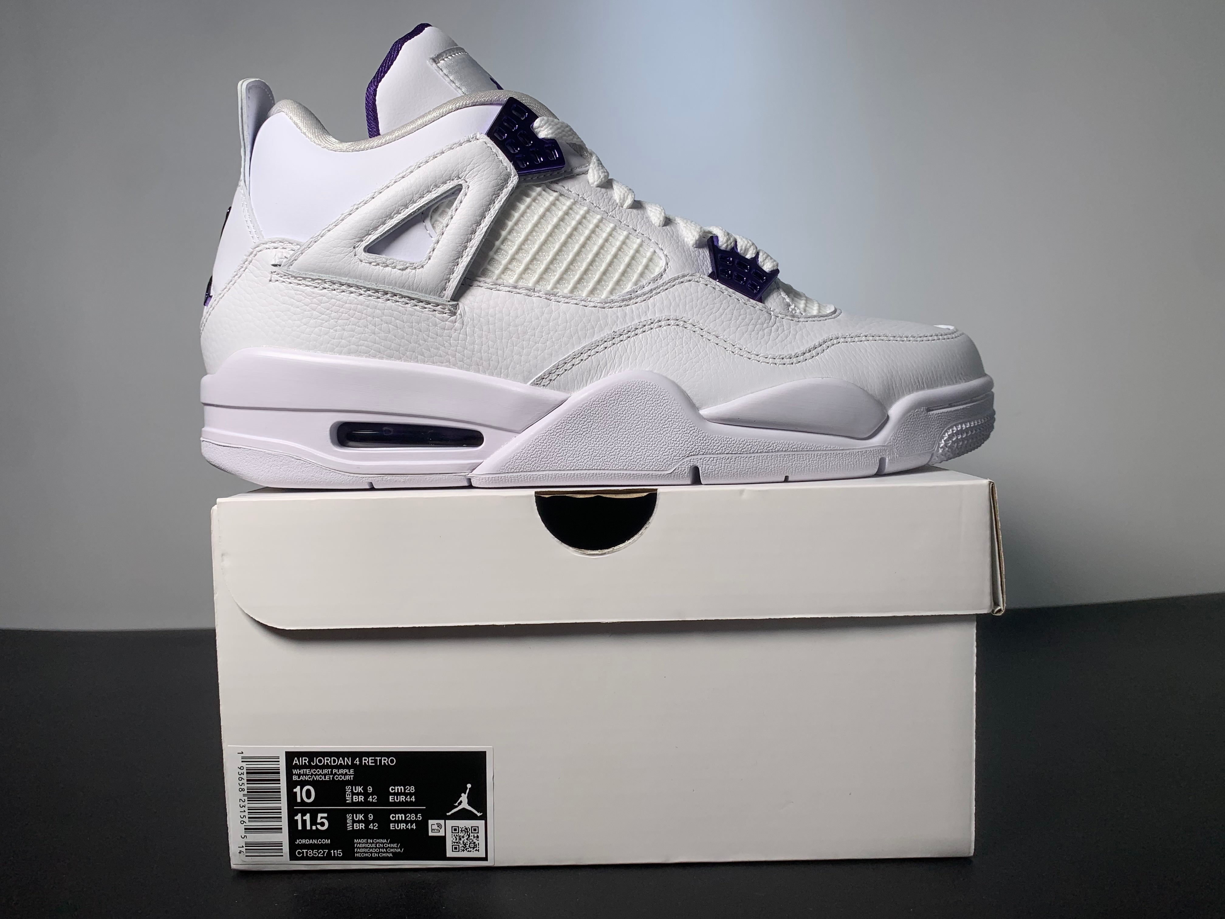 Jordan 4 Retro Metallic Purple