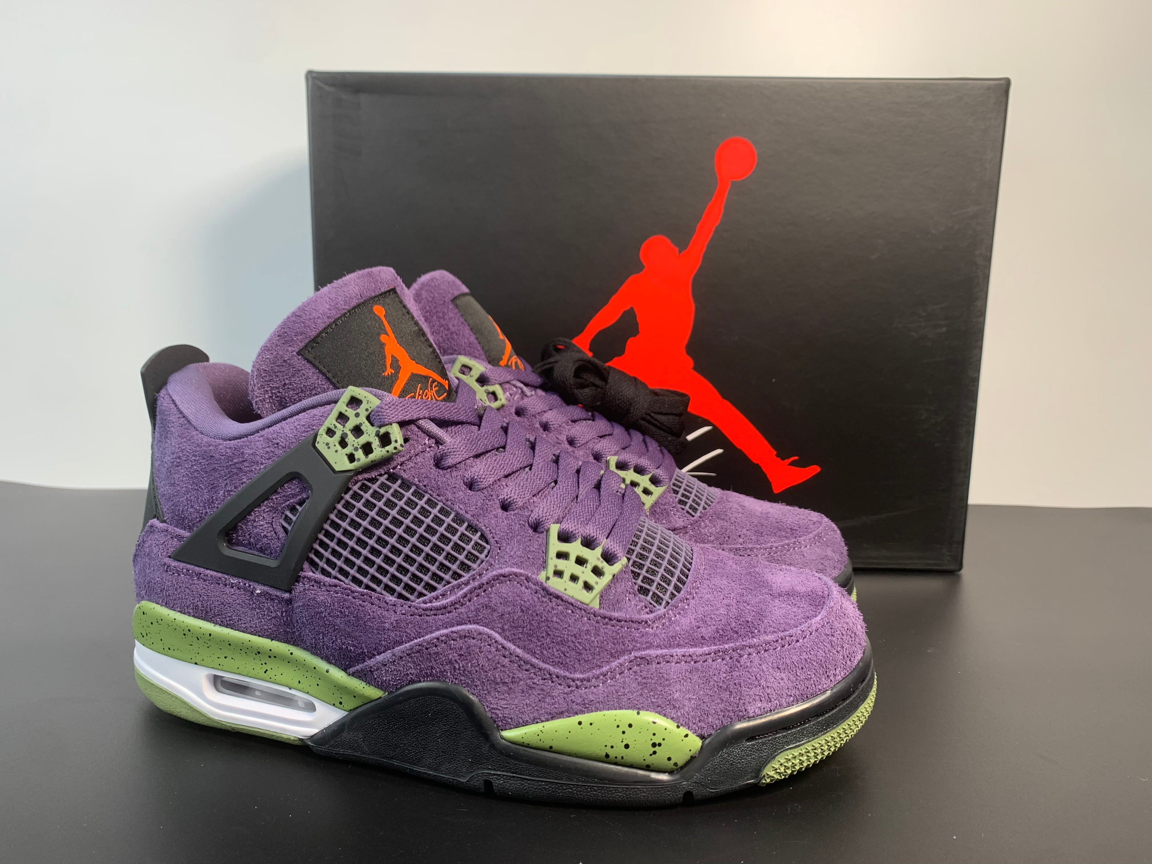 Jordan 4 Canyon Purple