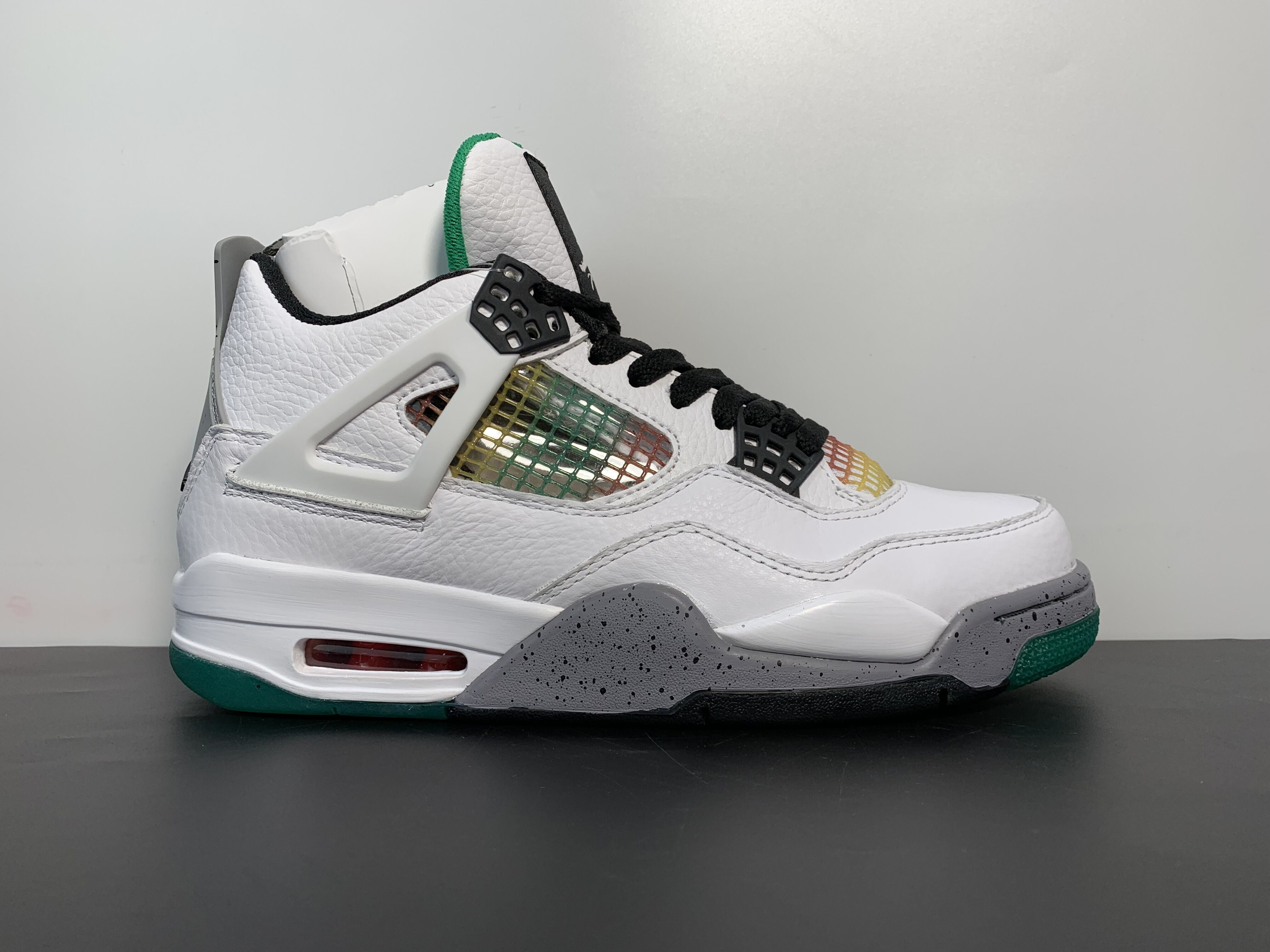 Jordan 4 Retro Lucid Green Rasta