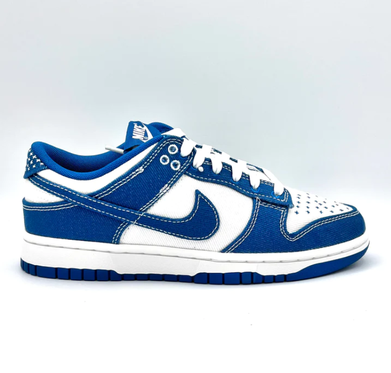 NIKE DUNK LOW RETRO INDUSTRIAL BLUE SASHIKO