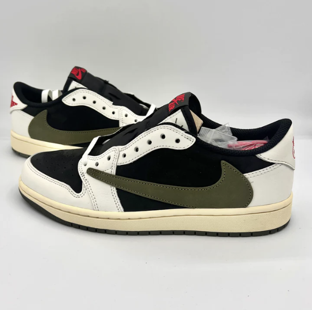 AIR JORDAN 1 RETRO LOW TRAVIS SCOTT OLIVE