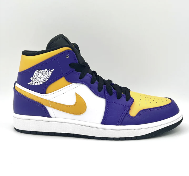 AIR JORDAN 1 MID LAKERS