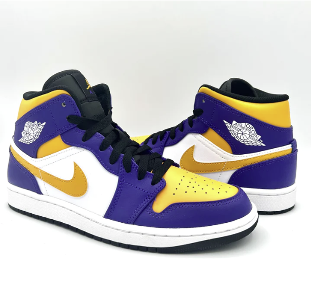 AIR JORDAN 1 MID LAKERS