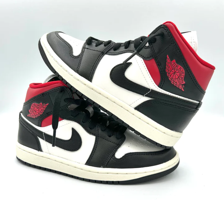 AIR JORDAN 1 MID GYM RED PANDA