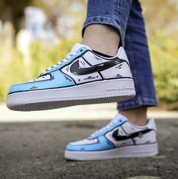 AIR FORCE 1 CARTOON BLUE